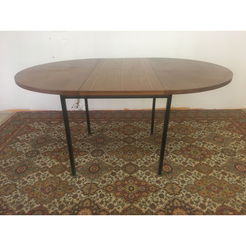 Vintage round table, Guariche pour Minvielle 1960