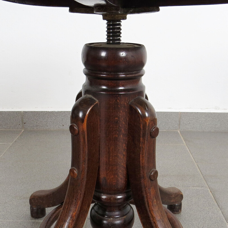 Vintage Stool by Thonet Czechoslovakia 1920s