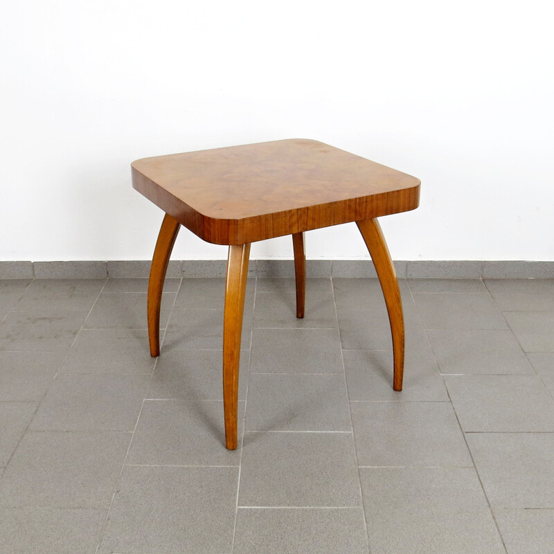 Vintage side table by Jindrich Halabala Czechoslovakia 1950s