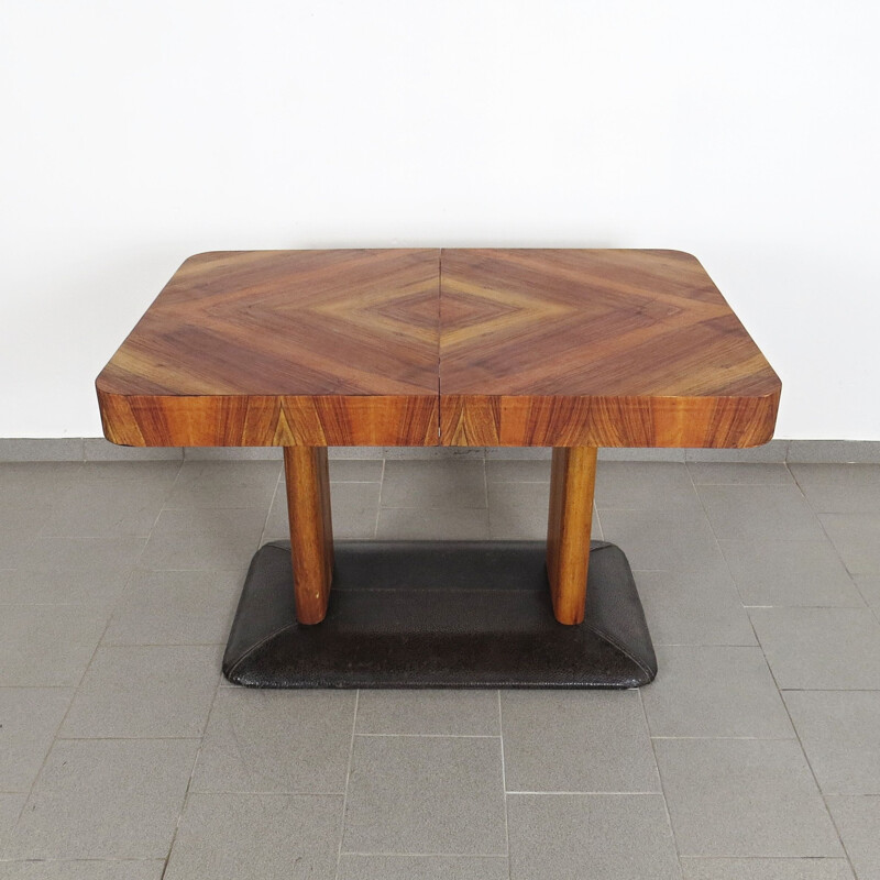 Vintage Dining table by Jindrich Halabala Czechoslovakia 1930s