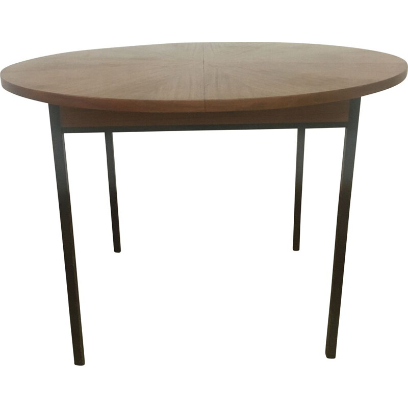 Vintage round table, Guariche pour Minvielle 1960