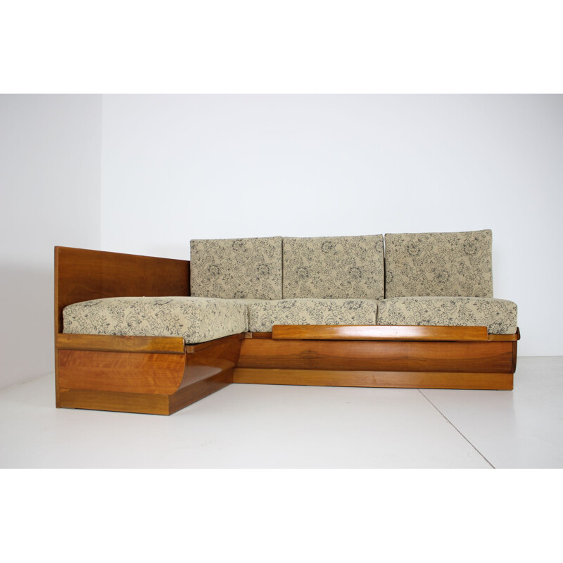 Mid-century sofabed by Jindřich Halabala, 1960s