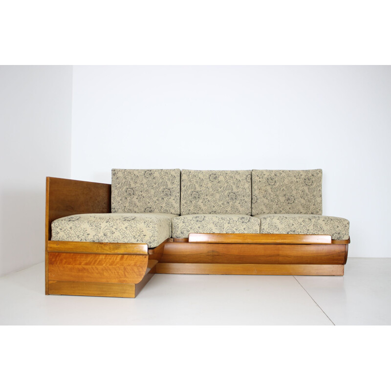 Mid-century sofabed by Jindřich Halabala, 1960s