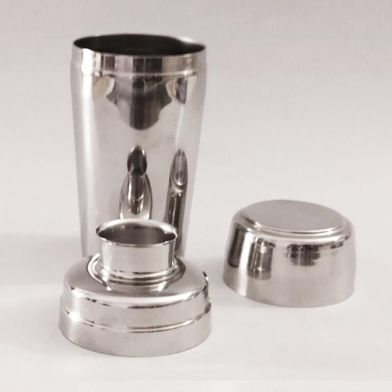 Vintage Mepra stainless steel shaker, Italy 1970