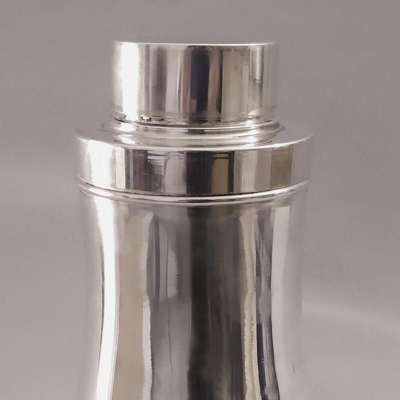 Vintage MACABO stainless steel shaker, Italy 1950