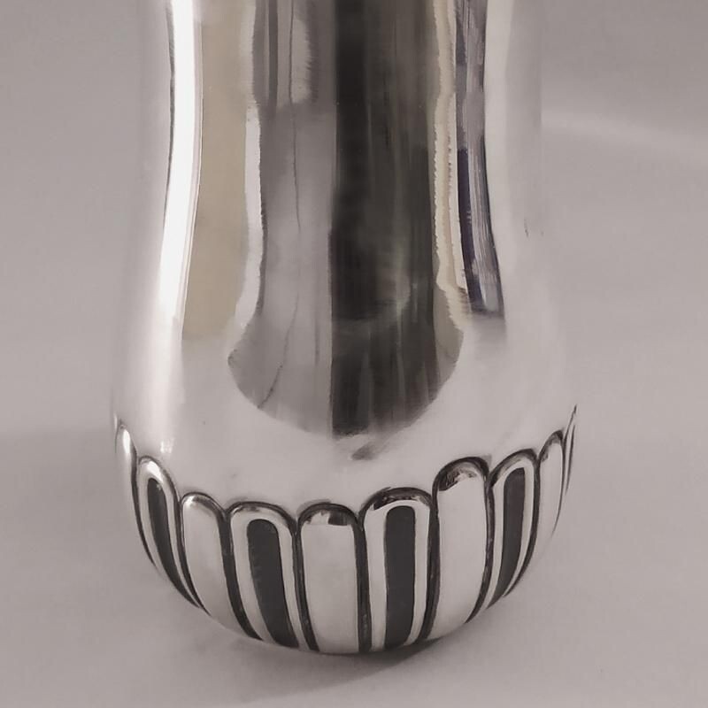 Vintage MACABO stainless steel shaker, Italy 1950