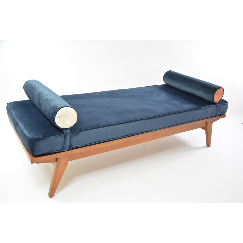 Vintage bench Cleopatra blue 1980