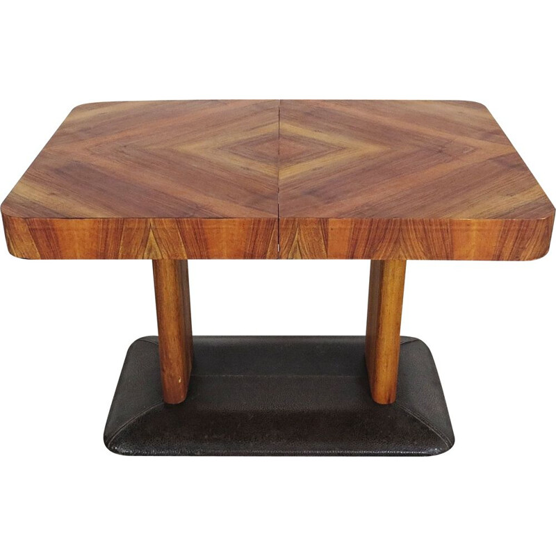 Vintage Dining table by Jindrich Halabala Czechoslovakia 1930s