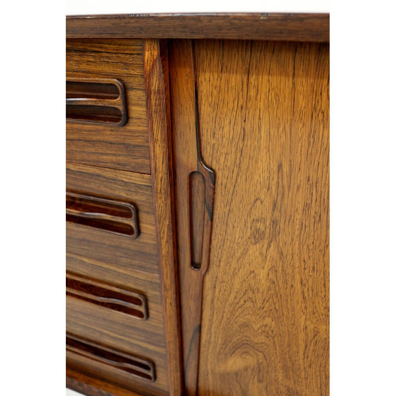 Vintage rosewood enfilade by Ærthøj Jensen and Mølholm, Denmark 1960