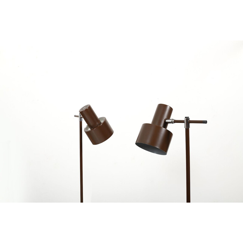 Pair of vintage Studio Floorlamps by Jo Hammerborg for Fog & Mørup 1960s