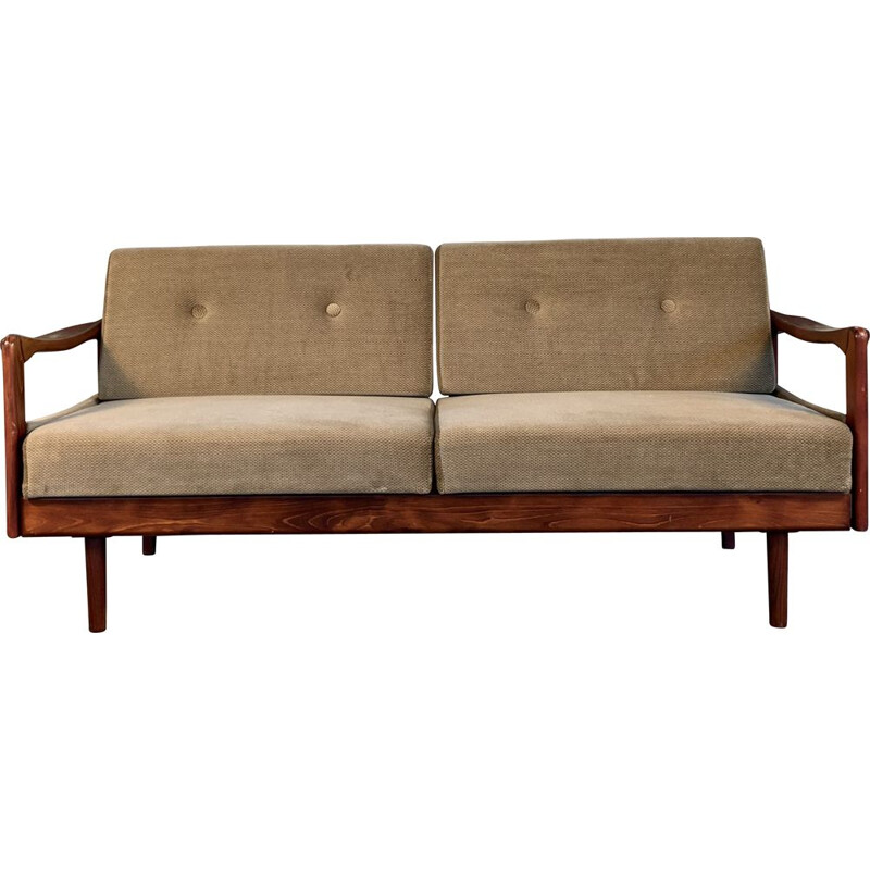 Vintage extensible sofa bed by Wilhelm Knoll