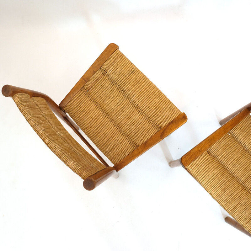 Pair of vintage chairs Week-end, Pierre Gautier Delaye 1955