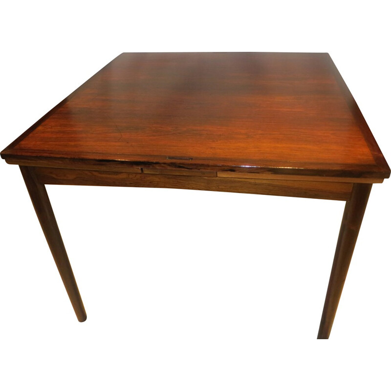 Danish reversible and extensible rosewood table, J ANDERSEN - 1960s