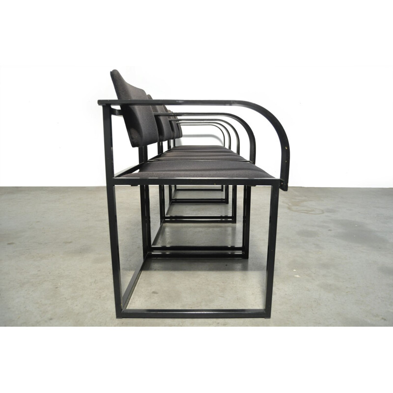 Ensemble de 4 Chaises vintage  type FM80, par Pierre Mazairac & Karel Boonzaaijer, Pastoe 1980