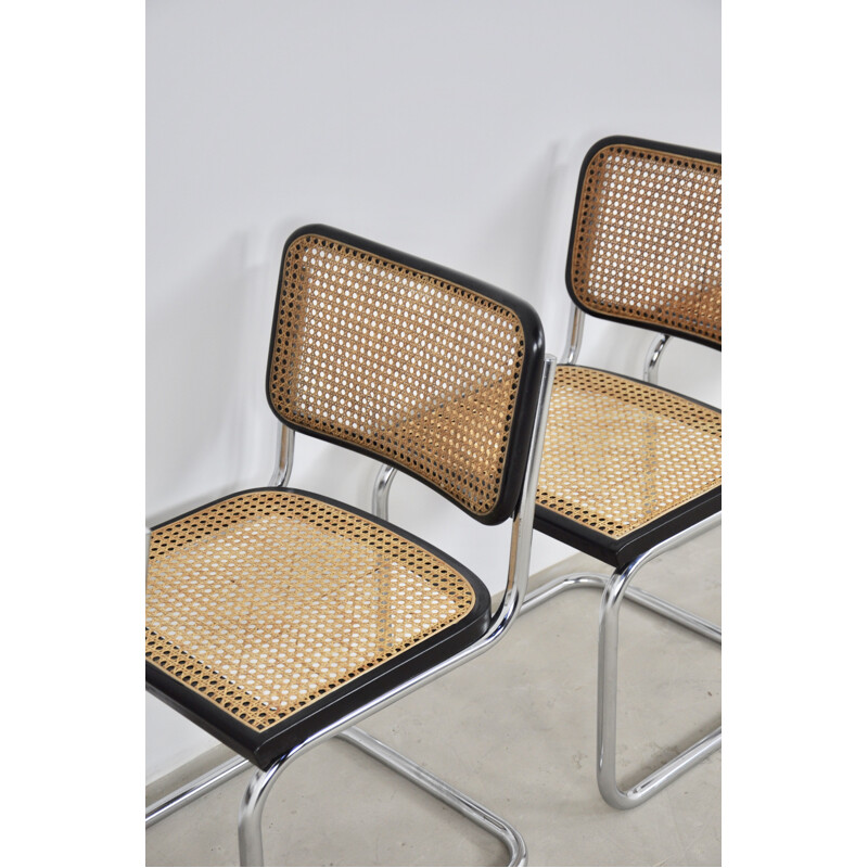 Set of 5 vintage Dinning style chairs B32 by Marcel Breuer