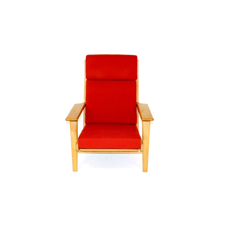 Vintage oak armchair GE-290H Hans J.Wegner Getama, 1960