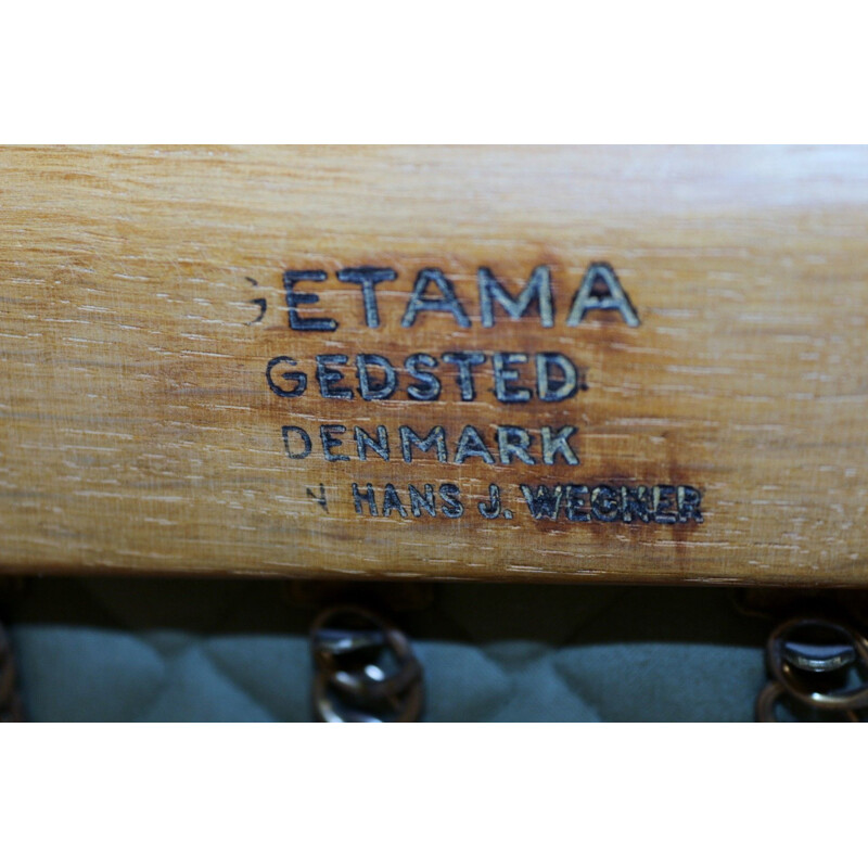 Vintage oak armchair GE-290H Hans J.Wegner Getama, 1960