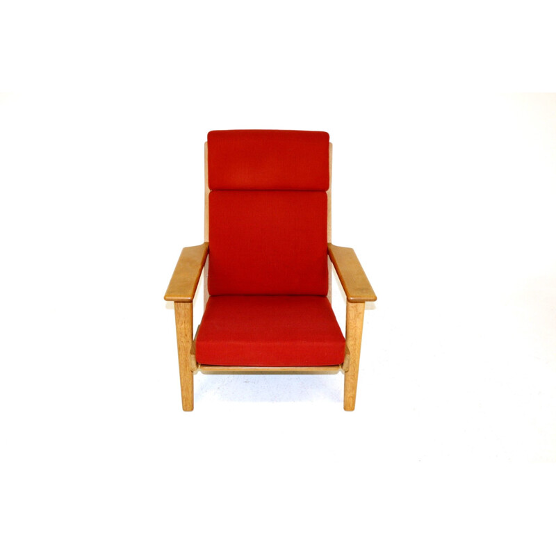 Vintage oak armchair GE-290H Hans J.Wegner Getama, 1960