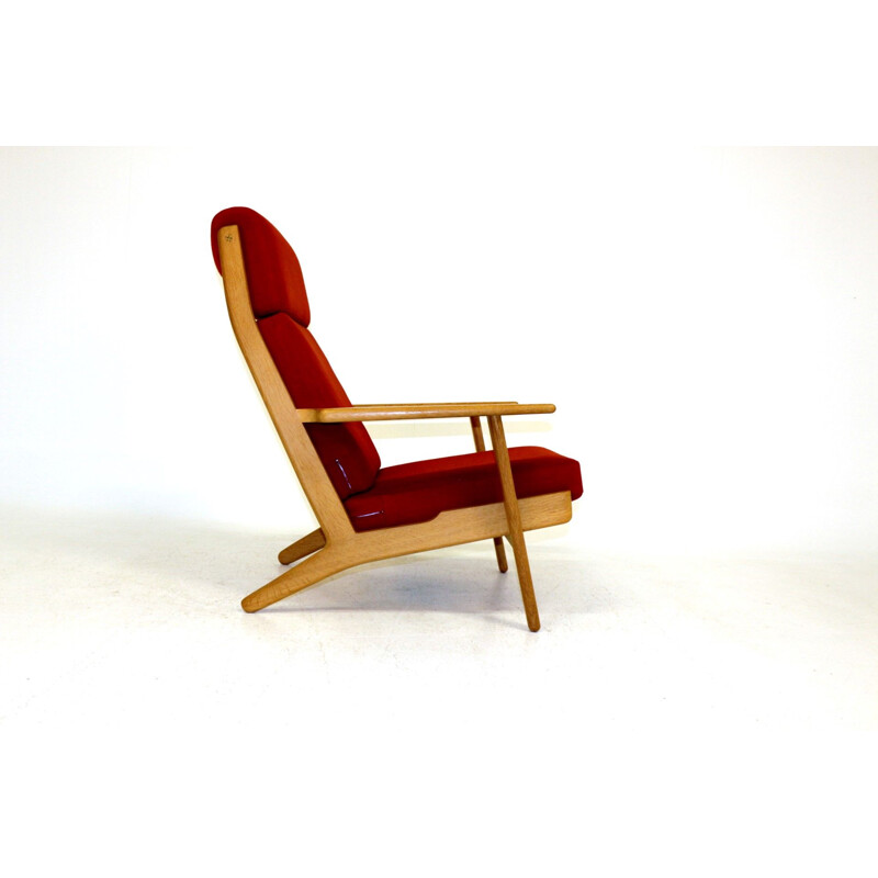 Cadeirão de carvalho Vintage GE-290H Hans J. Wegner Getama, 1960