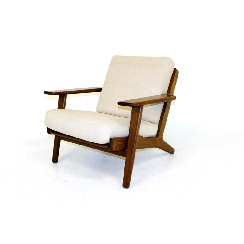 Vintage oak armchair GE-290, Hans J.Wegner, Getama 1960