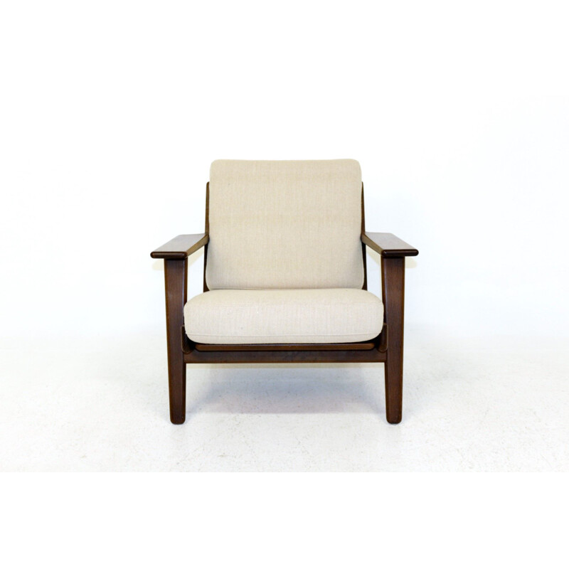 Vintage oak armchair GE-290, Hans J.Wegner, Getama 1960