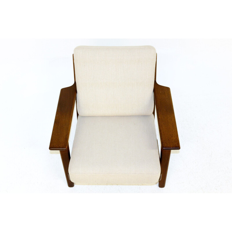 Vintage oak armchair GE-290, Hans J.Wegner, Getama 1960