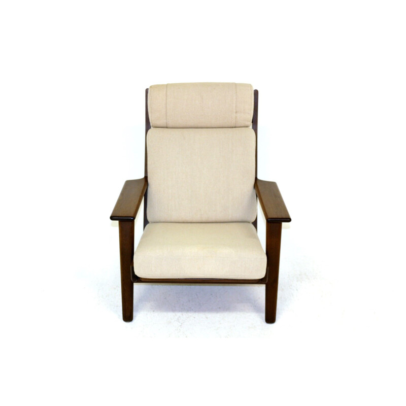 Vintage oak armchair GE-290H, Hans J.Wegner, Getama 1960