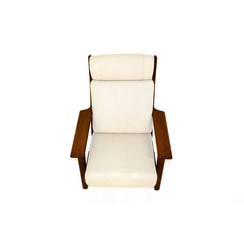 Vintage oak armchair GE-290H, Hans J.Wegner, Getama 1960