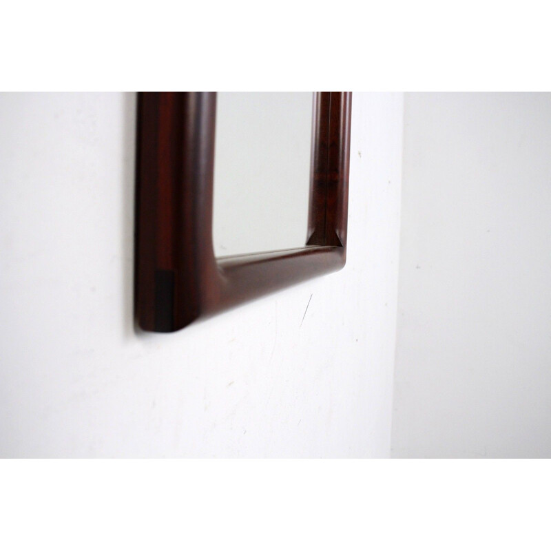 Vintage teak mirror by Kai Kristiansen 1960