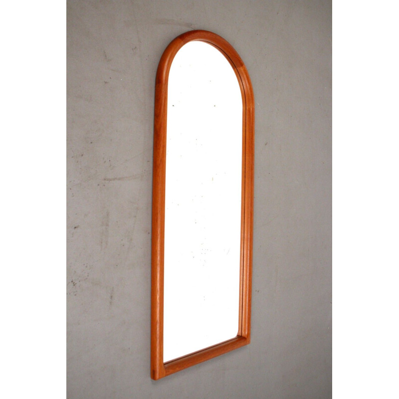 Vintage teak mirror by Kai Kristiansen for Vildbjerg Møbelfabrik, Denmark 1960