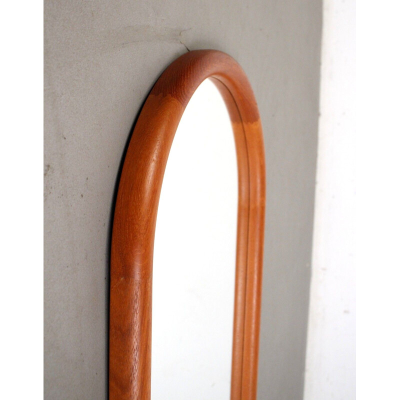 Vintage teak mirror by Kai Kristiansen for Vildbjerg Møbelfabrik, Denmark 1960