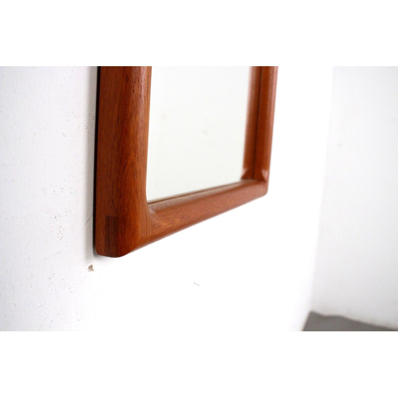 Vintage teak mirror by Kai Kristiansen for Vildbjerg Møbelfabrik, Denmark 1960