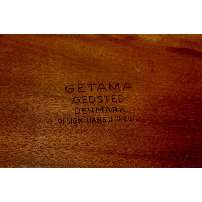 Vintage eiken salontafel van Hans J. Wegner voor Getama, Zweden 1960