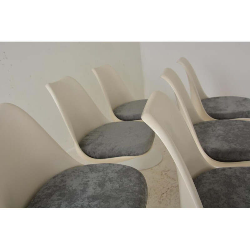 Suite of 6 Vintage swivel chairs 'Tulip' by Eero Saarinen Knoll international 1960