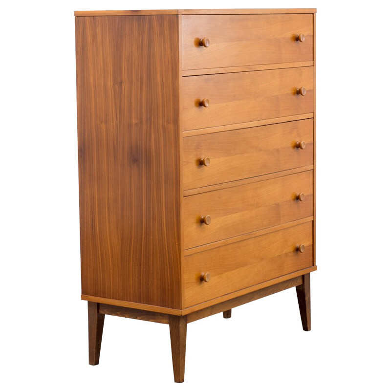 Vintage walnut dresser - 60