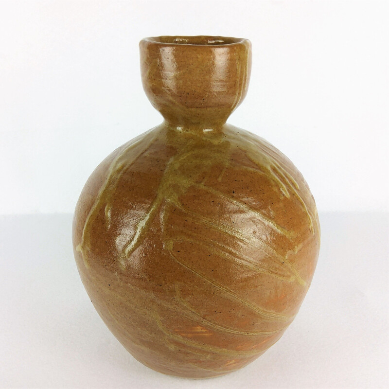Vaso de cerâmica Vintage de Baumlin François, 1968