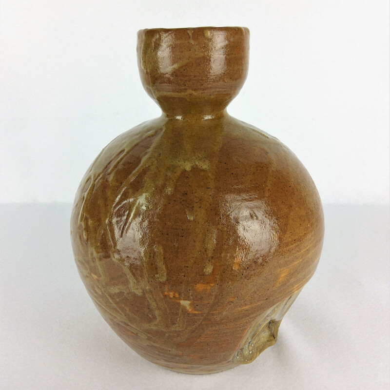 Vaso in ceramica vintage di Baumlin François, 1968