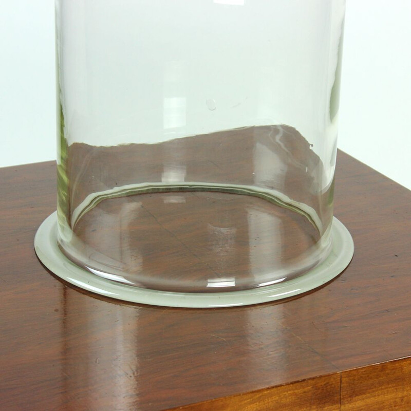 Midcentury Glass Bell, Czechoslovakia 1960s