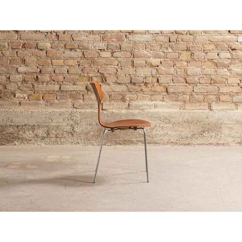 Vintage Hammer chair, N 3103 by Arne Jacobsen for Fritz Hansen, teak hammer, Denmark, 1969