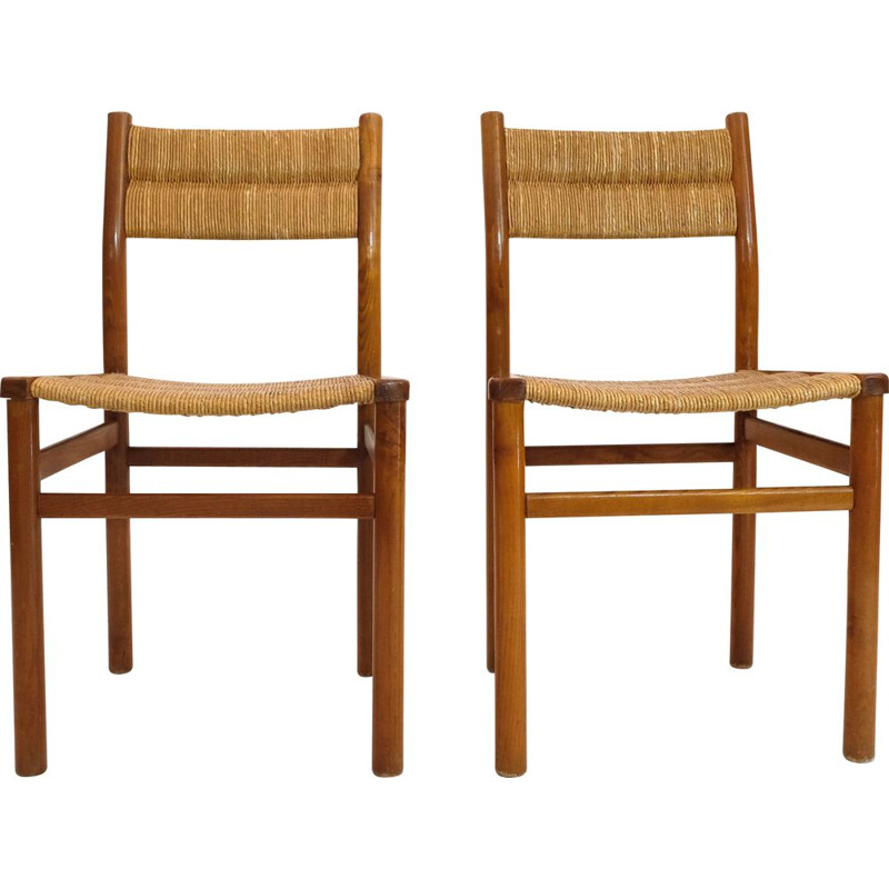 Pair of vintage chairs Week-end, Pierre Gautier Delaye 1955