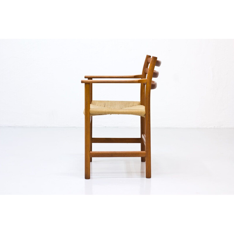 Vintage fauteuil van Poul Volther voor het Deense Sorø 1960