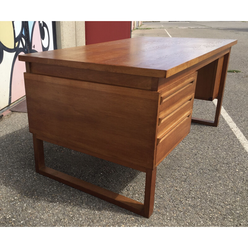 Vintage Peter Hviddt and Olga Molgaard-nielsen 1950 desk