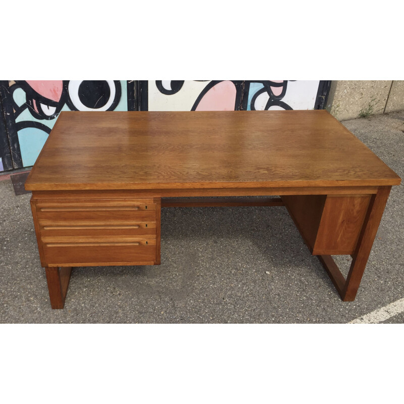 Vintage Peter Hviddt and Olga Molgaard-nielsen 1950 desk