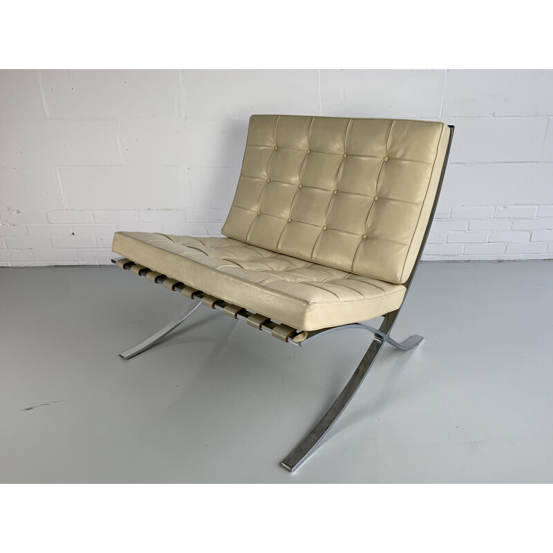 Vintage Barcelona armchair by Ludwig Mies van der Rohe