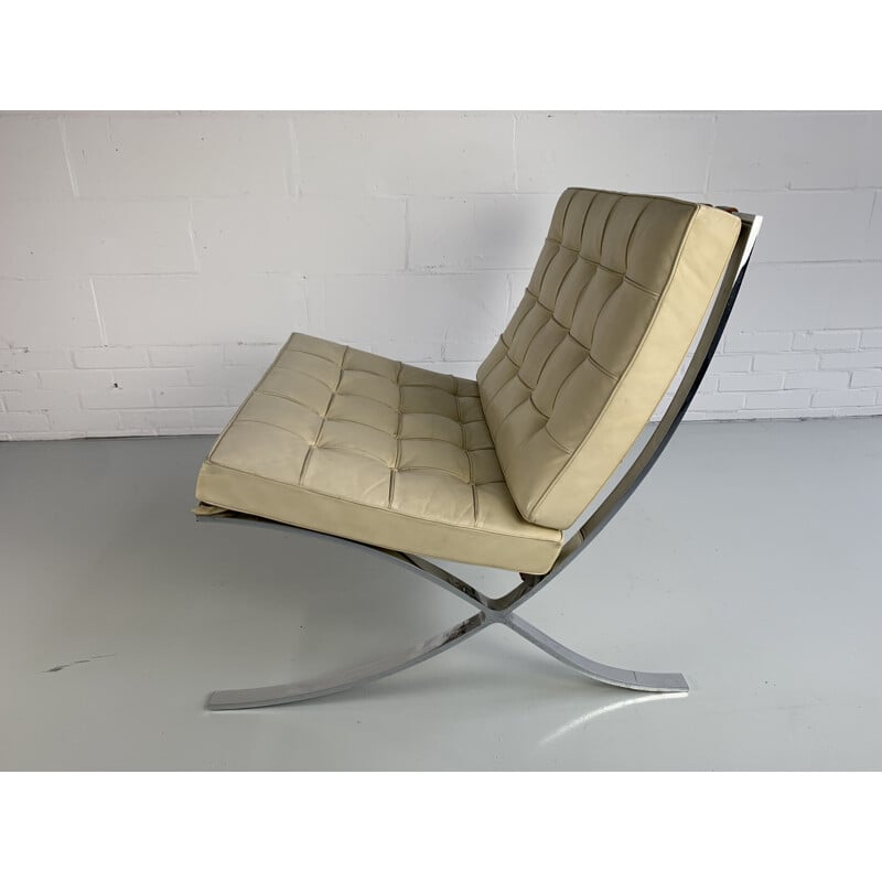 Vintage Barcelona armchair by Ludwig Mies van der Rohe