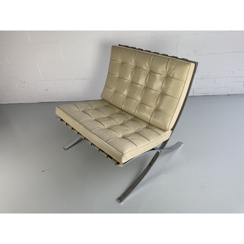 Vintage Barcelona armchair by Ludwig Mies van der Rohe