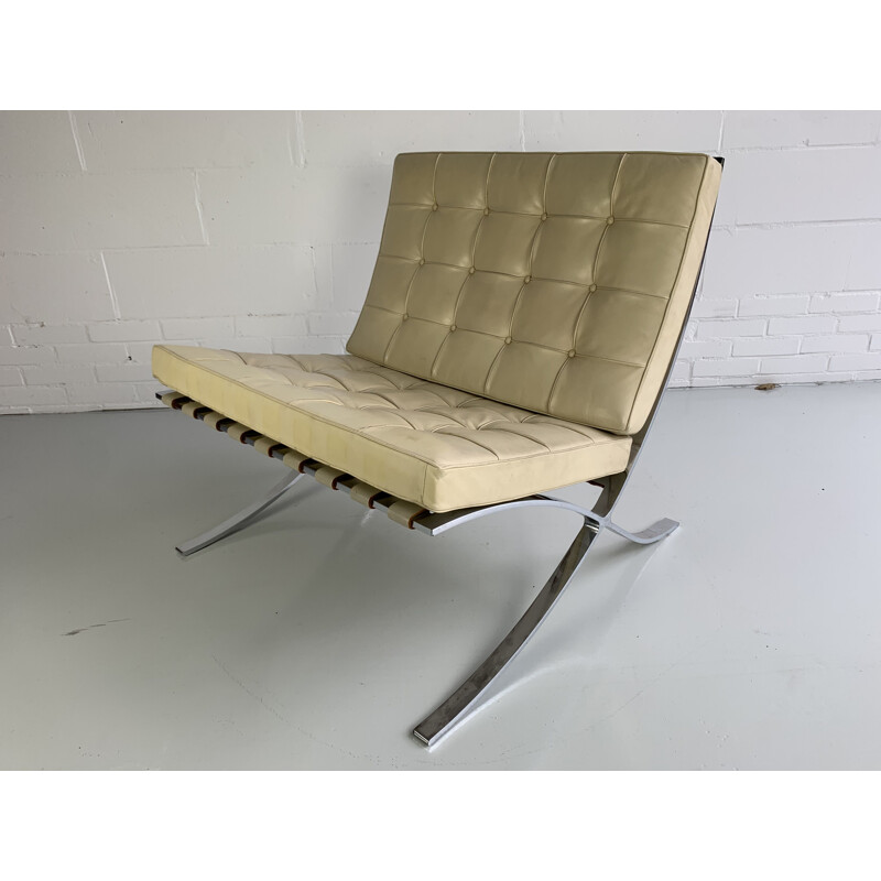 Vintage Barcelona armchair by Ludwig Mies van der Rohe