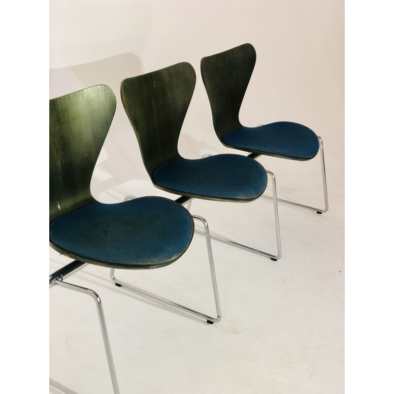 Vintage 3-seater bench seat Arne Jacobsen