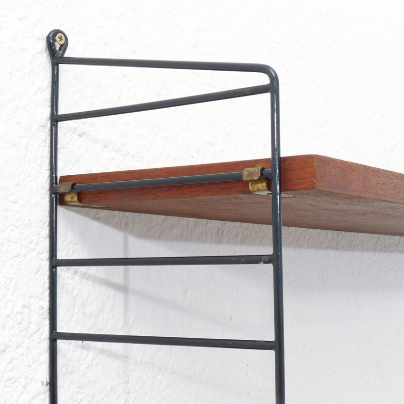 Modular shelving system in teak, Nisse STRINNING - 1950s