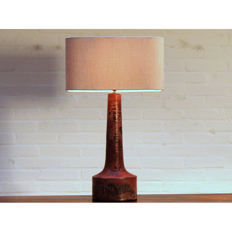 Stone table lamp - 1960s